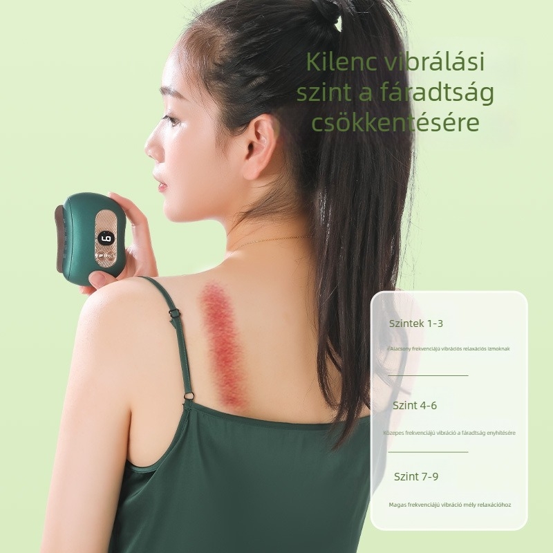 Bianstone kaparó készülék arcfiatalításhoz – arc lift, meridiánok átjárása, USB-s elektromos panel, modell MC-003, anyag: Bianstone, hőmérséklet 45–55°C