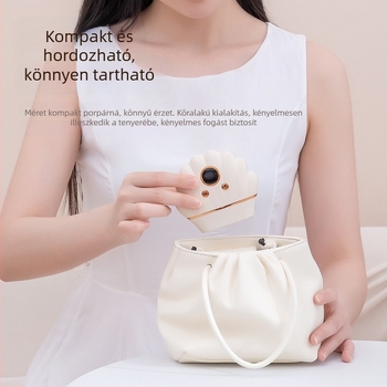 Elektromos arctisztító készülék melegítéssel és vibrációval, USB tápegység, 3 üzemmód, ABS ház, 500 mAh akkumulátor