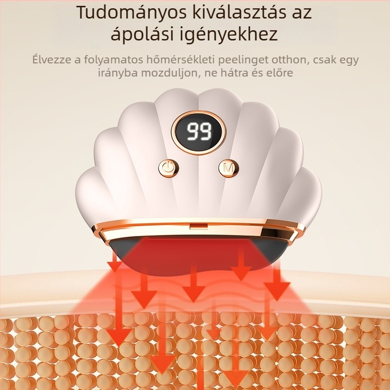 Elektromos arctisztító készülék melegítéssel és vibrációval, USB tápegység, 3 üzemmód, ABS ház, 500 mAh akkumulátor