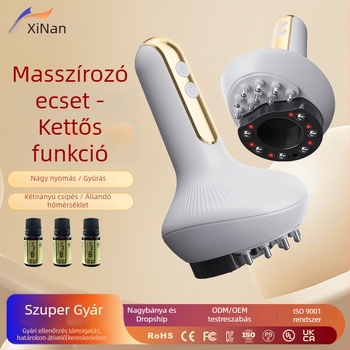 Minden-egyben elektromos vákuum- és karcoló készülék, Modell G16, Újratölthető, hőmérséklet-szabályozás 45–55°C, 1200mAh akkumulátor, ABS ház