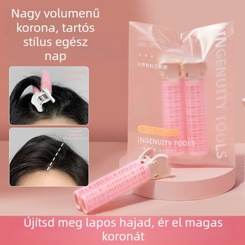 Gecomo önragasztó hajgöndörítő tekercsek, műanyag/gyanta anyagból, puha göndörítéshez, láthatatlan rögzítés