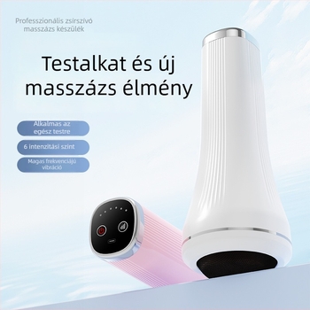 Kézi teljes testmasszírozó magas frekvenciájú vibrációval és dagasztó masszázzsal, USB tápegység, érintéses vezérlés