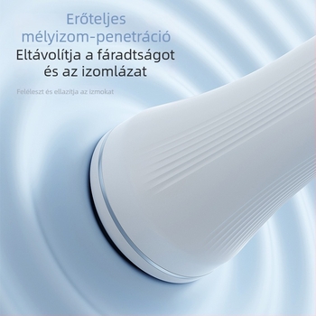 Kézi teljes testmasszírozó magas frekvenciájú vibrációval és dagasztó masszázzsal, USB tápegység, érintéses vezérlés
