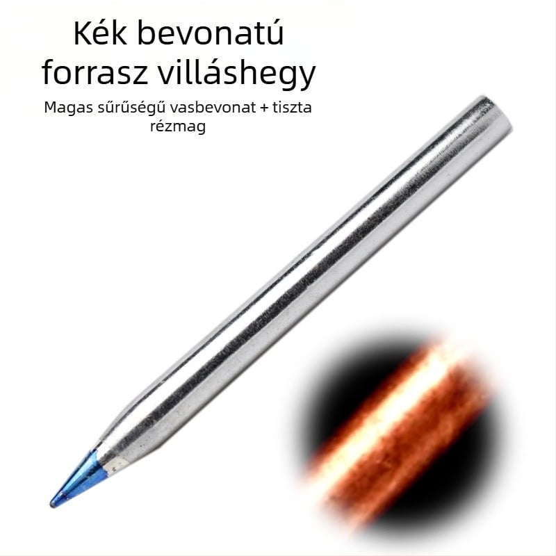 Forrasztóhegy – külső fűtés, állandó hőmérséklet, hosszú élettartam, 80W/100W/150W, hegyes vég