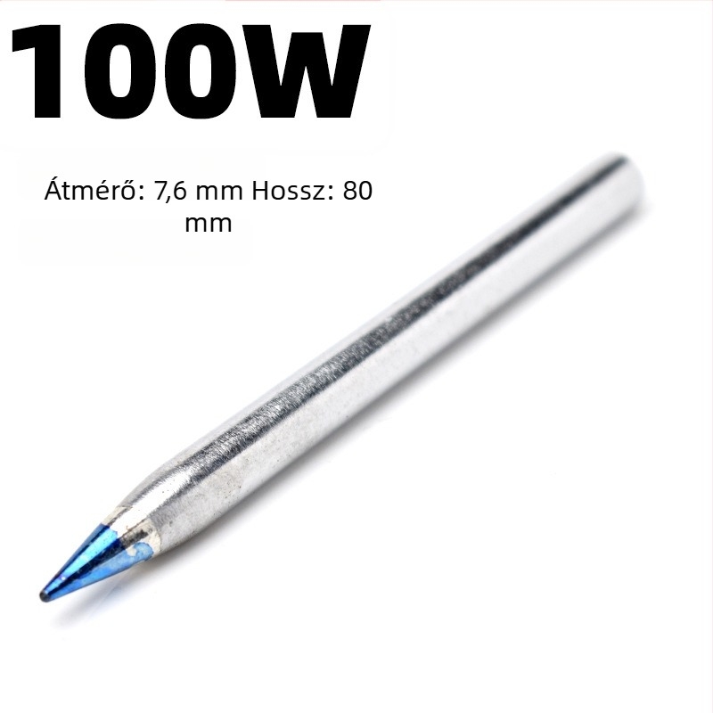 Forrasztóhegy – külső fűtés, állandó hőmérséklet, hosszú élettartam, 80W/100W/150W, hegyes vég