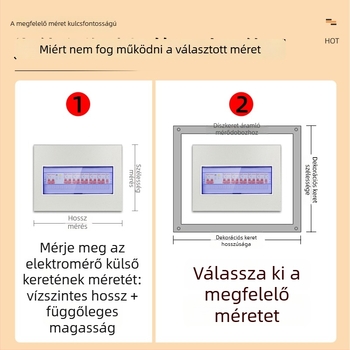 Hidropóniás növényt ábrázoló keretes dekoratív kép elektromos mérődobozhoz – kristály vászon, egy panel, modern minimál stílus, nappali és étkező számára