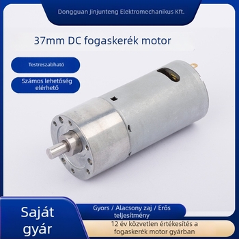 Micro DC hajtómű motor, 3–24 V, nyomaték 0,4–8, fordulatszám 508–201, modell 37b-545, kód 37b-555