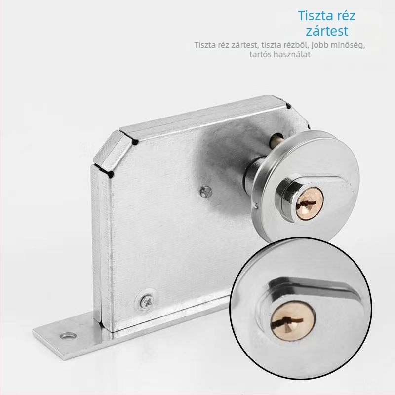 Mortise zár Pipe Well Lock – rozsdamentes acél, kulcsos működés, tűzvédelmi, elektromos és csővezeték ajtókhoz