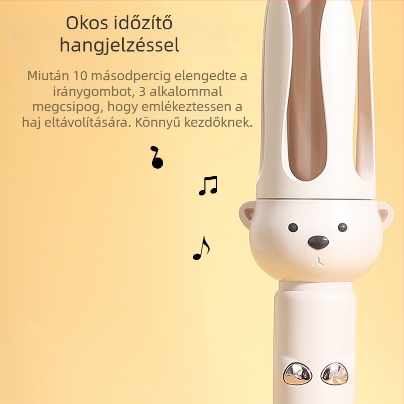 Automatikus hajgöndörítő ionos hajápolással, turmalin-kerámiás fűtőelem, 15 lépcsős hőmérsékletszabályozás, 29 W, 220 V