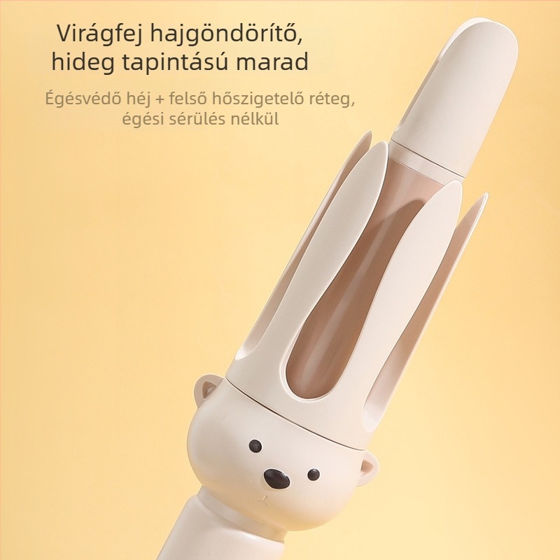 Automatikus hajgöndörítő ionos hajápolással, turmalin-kerámiás fűtőelem, 15 lépcsős hőmérsékletszabályozás, 29 W, 220 V
