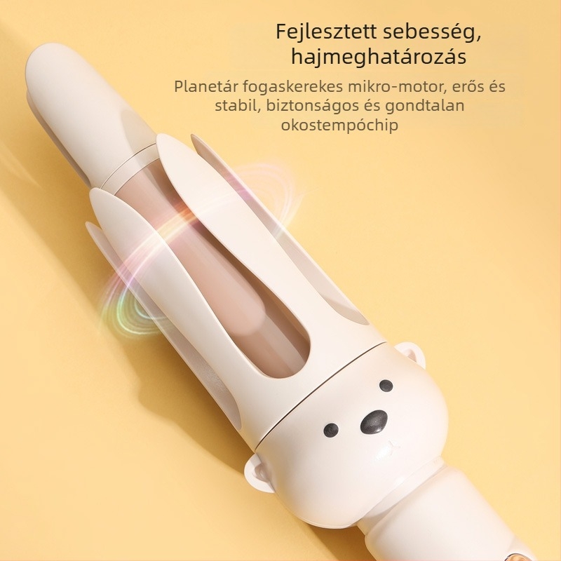 Automatikus hajgöndörítő ionos hajápolással, turmalin-kerámiás fűtőelem, 15 lépcsős hőmérsékletszabályozás, 29 W, 220 V