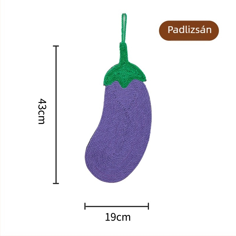 Szizálból készült macska karmoló falra szerelhető – aranyos stílus, kopásálló, helytakarékos játék macskáknak