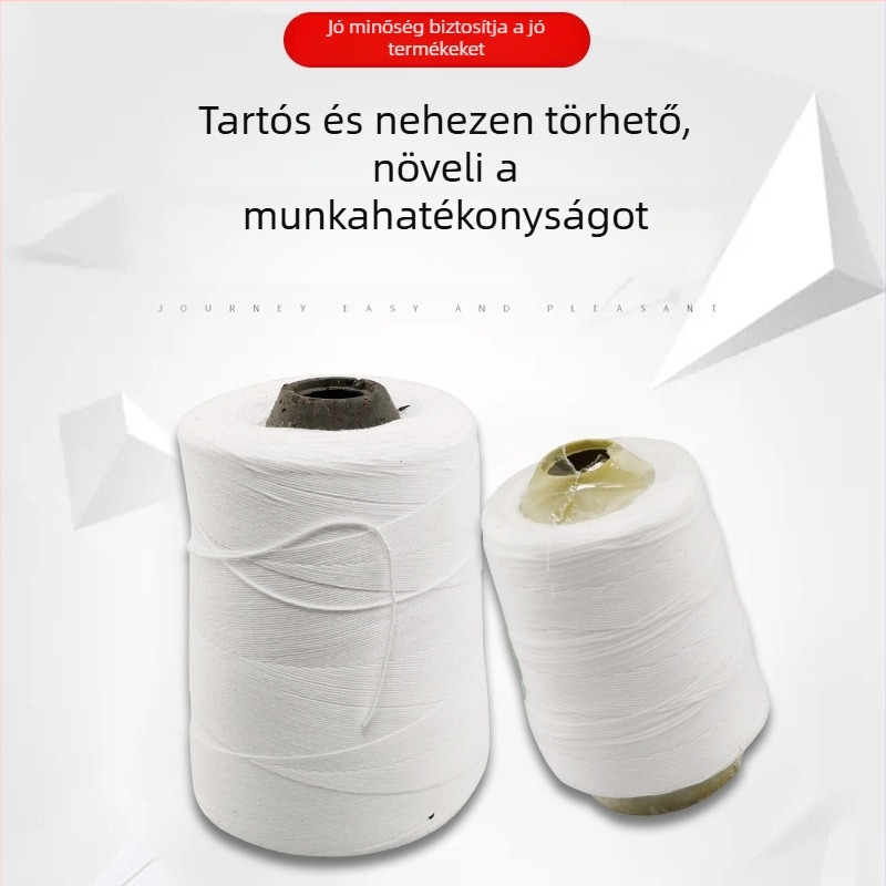 Jingming Yang márkájú pamut varrófonal építéshez — pamutszálas varrócérna textíliákhoz, ruházathoz, otthoni textilekhez, hímzéshez és varráshoz