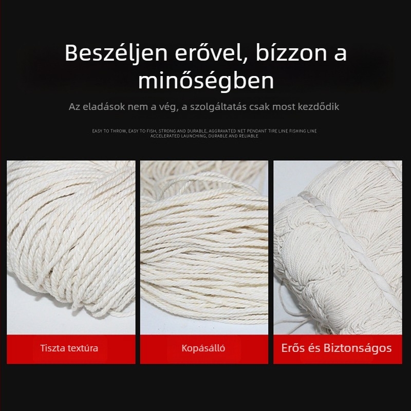 Jingming Yang márkájú pamut varrófonal építéshez — pamutszálas varrócérna textíliákhoz, ruházathoz, otthoni textilekhez, hímzéshez és varráshoz