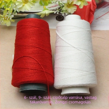 Varrócérna, poliészter rost, ruhák és otthoni textilek varrására