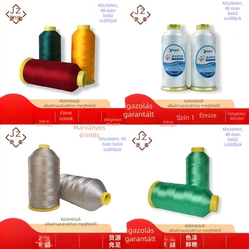 Hímzőfonal, poliészter-selyem, Attraction márka, ruházathoz és otthoni textíliákhoz
