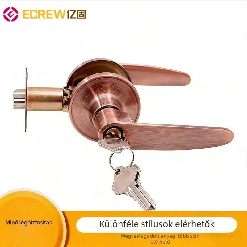 Asabi 680 Mechanikus ajtózár faajtókhoz, fogantyúval, cinkötvözet