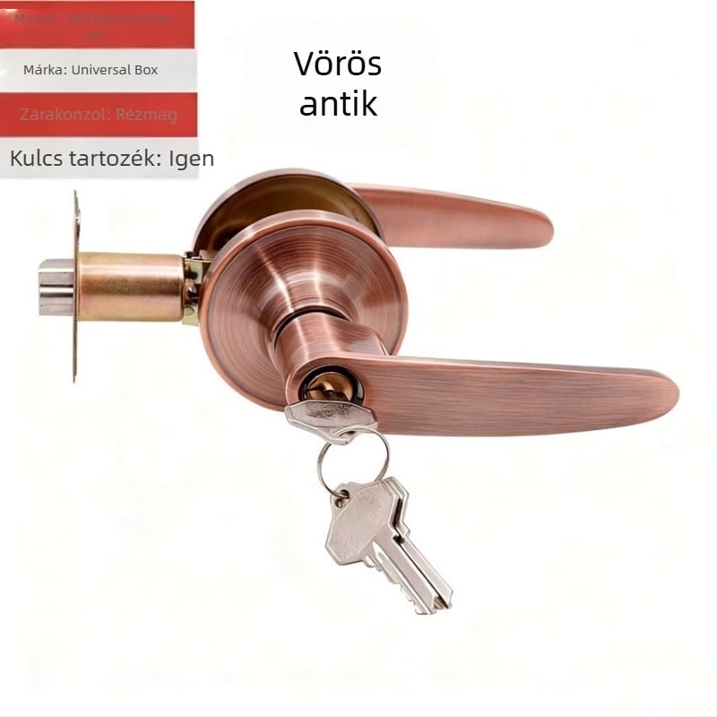 Asabi 680 Mechanikus ajtózár faajtókhoz, fogantyúval, cinkötvözet