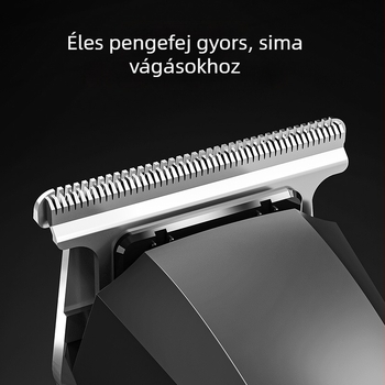Cyma újratölthető elektromos hajvágó, vízálló, kefés motor, rozsdamentes acél pengék, beépített akkumulátor 1200–2000 mAh, üzemidő több mint 12 óra