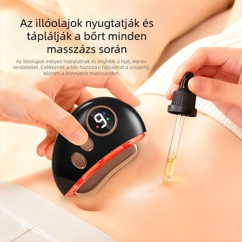 Meridián masszírozó L9 – újratölthető teljes test masszázó eszköz, ABS ház, 4 sebesség, 500 mAh akkumulátor, gombos vezérlés