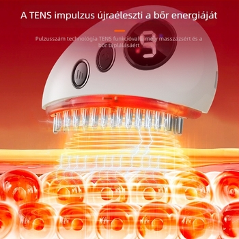 Meridián masszírozó L9 – újratölthető teljes test masszázó eszköz, ABS ház, 4 sebesség, 500 mAh akkumulátor, gombos vezérlés