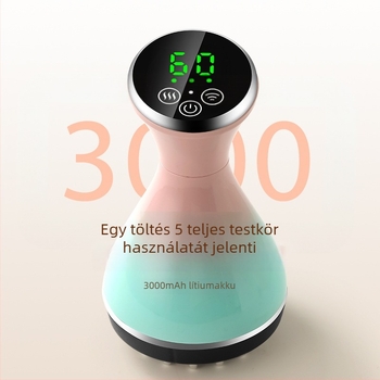 Többfunkciós moxibustió, kuping és guasha készülék mikroelektrikus impulzussal, USB tápegység, 3 fokozat, DM-805 modell, 2000 mAh akkumulátor, CE tanúsítvány
