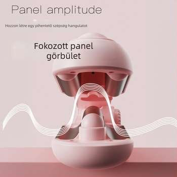 Tojás formájú göndörítővas turmalin-kerámiás fűtőelemmel, 3 hőmérséklet-szint, 45W, 220V, minden hajtípushoz, gyors felmelegedés 10 másodperc alatt