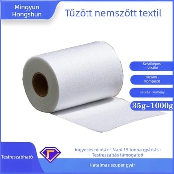 Autó belső tér: tűvel összekapcsolt nemszövött textil poliészter‑viszkóz keverékből, vízfelvevő, víztaszító és tűzálló, gramm-tömeg testre szabható