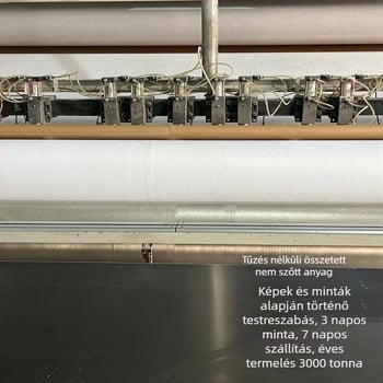 Autófedélzeti kompozit tűvarrott nemszövött anyag; poliészter; tűzálló és magas hőmérséklet-állóság; alkalmas ruházati bélésre és tároló/csomagoló anyagként