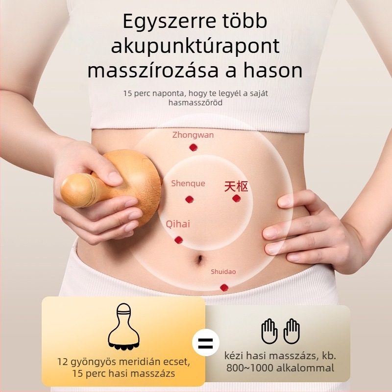 Meridian kefés masszírozó – Hasmasszírozó, eszköz a lábak ínai és inak masszírozására, pulzus tisztító készülék (Márka: Zhebao; Specifikációk: Regular; Tömeg: 200 g; Doboz: 100 db)