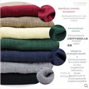 Egyszerű Slub pamut-len anyag Tie-Dye textúrával, 85% poliészter, 15% pamut, szálak 40x40, sűrűség 1010, gramm-tömeg 110 g/m², festés, alkalmas ingek és könnyű kabátokhoz, tavasz-nyár