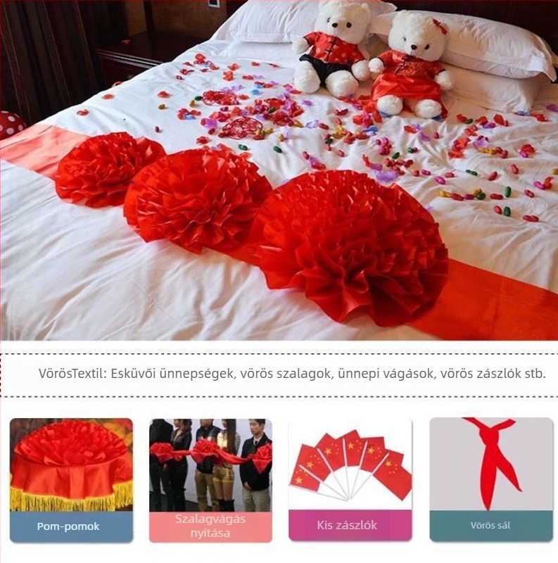 Esküvői dekorációhoz pamutvászon, 100% pamut, festés, építési célú felhasználás, tavasz–nyár, Hongyun márka