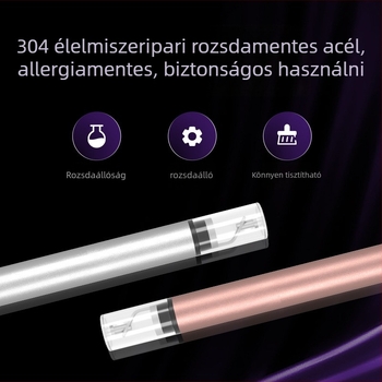 HD látható akne tű elektromos pórustisztító – HWQ038, por tisztító készülék, CE RoHS FCC tanúsítványok, 2023-ban bemutatva, ház: elektropolírozás és homokfúvás