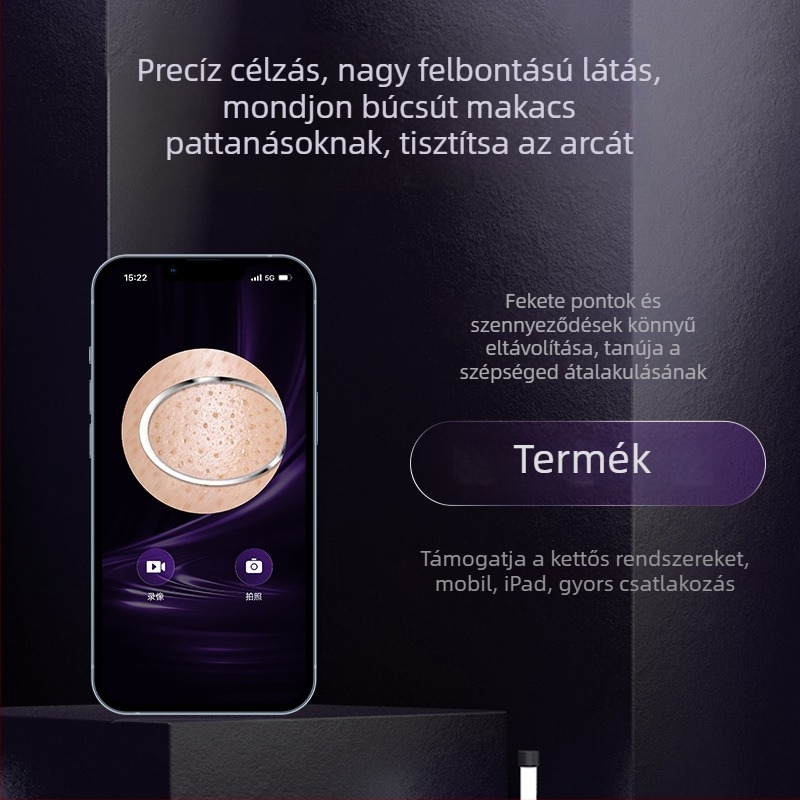 HD látható akne tű elektromos pórustisztító – HWQ038, por tisztító készülék, CE RoHS FCC tanúsítványok, 2023-ban bemutatva, ház: elektropolírozás és homokfúvás