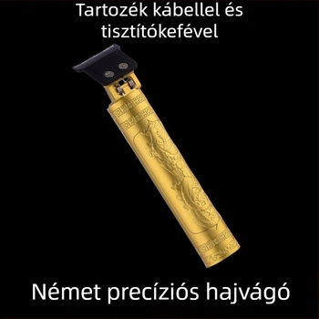 Hajvágó és kettős funkciójú elektromos borotva háztartási használatra, titánium ötvözet pengék, leválasztható és mosható vágófej, univerzális használat, nem vízálló