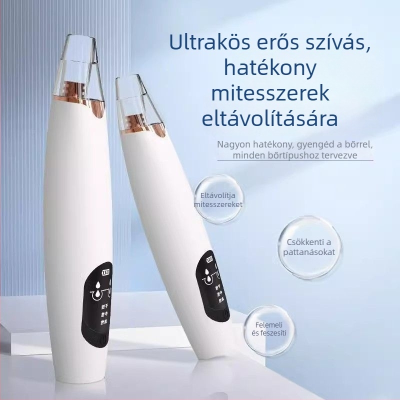 Feketefej-szívó készülék — elektromos, otthoni használat, erős szívás, modell 5678, 3 fokozat, bőrbarát