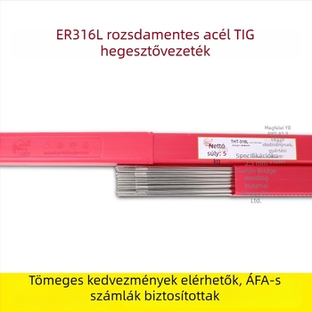Bridge rozsdamentes acél argon ívhegesztő huzal, osztályok 304/308/309/316L, egyenes huzal, átmérő 2,5 mm