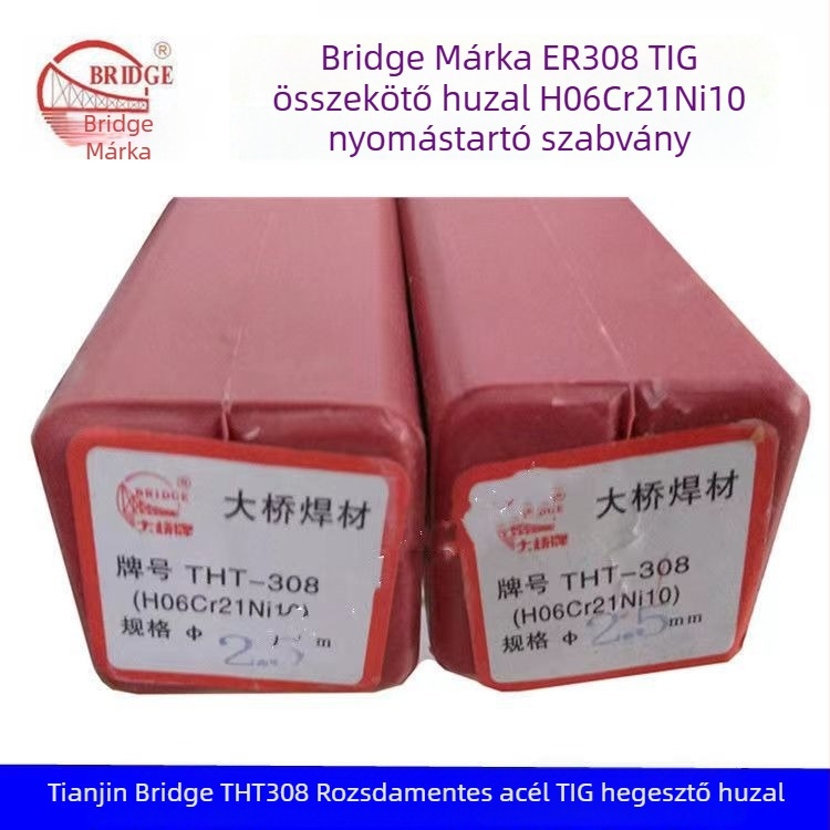 Bridge rozsdamentes acél argon ívhegesztő huzal, osztályok 304/308/309/316L, egyenes huzal, átmérő 2,5 mm
