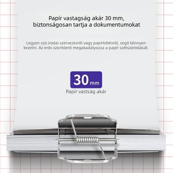 Deli 9532 rozsdamentes acél jegy- és dokumentumklip