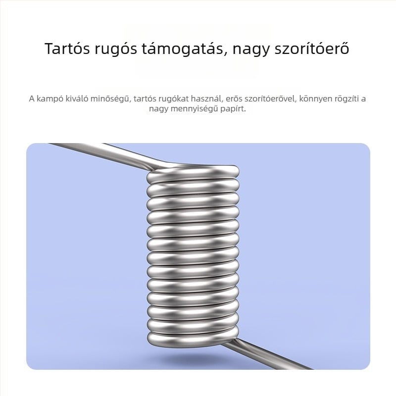 Deli 9532 rozsdamentes acél jegy- és dokumentumklip