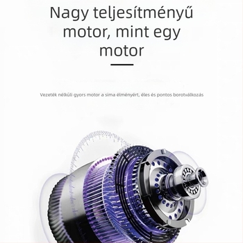 RS100 elektromos borotva forgó fejjel, beépített akkumulátor, teljes test mosható, üzemidő 45–60 perc
