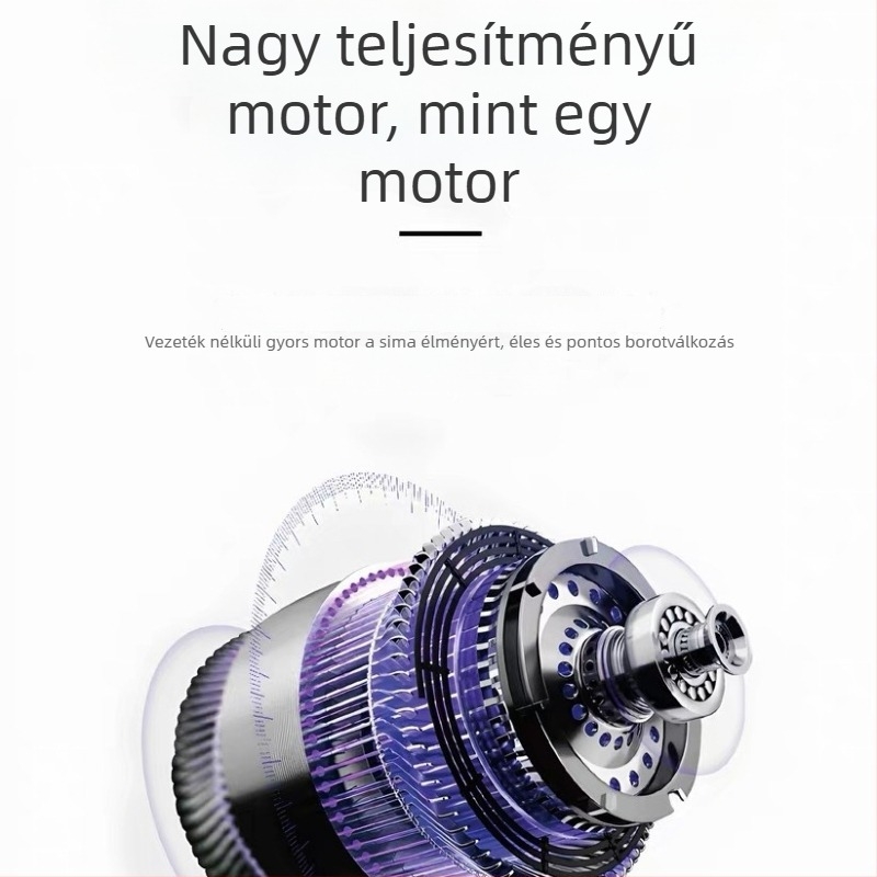 RS100 elektromos borotva forgó fejjel, beépített akkumulátor, teljes test mosható, üzemidő 45–60 perc