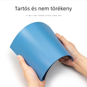 Huijin 131/121 műanyag egykapcsos dokumentumklip, kapacitás 60–80 oldal, logóval