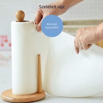 Bambusz rostból készült súrolópad; olajálló és fertőtlenítő hatású; edényekhez (fazékok és tálak); Spirit; 190–220 g