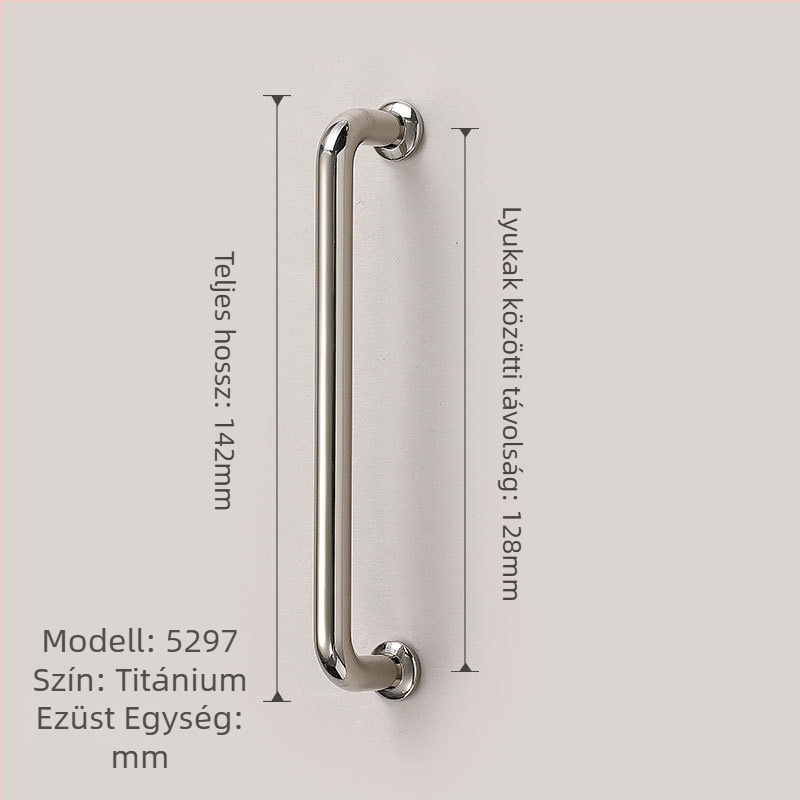 Bútorfogók szekrényajtókhoz | Modern egyszerű stílus, cinkötvözet, öntvény, modellek 1215/5297/5521