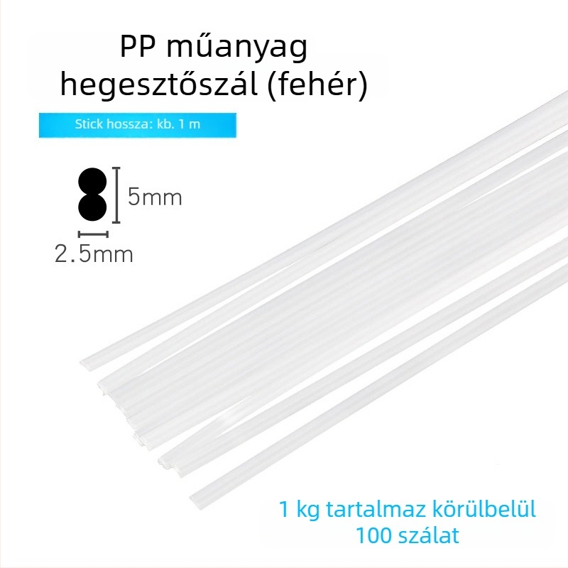 Műanyag hegesztőrudak autó lökhárító javításához PP/ABS/PE/PVC/PPR