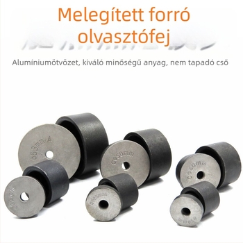 PPR cső hegesztő elektromos hevítőfej, alumínium ötvözet, átmérő 20–110 mm, hőmérséklet 300°C-ig, 800 W