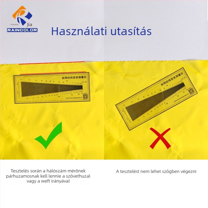 IP licencelt szitanyomó hálózat sűrűség mérőeszköz – termékkód F7MJST86S5MH