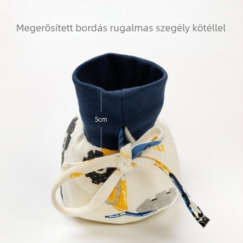 100% pamutból készült babacipő, tél 2022, rajzfilm stílus, Muslintree/Cotton Tree márka; 1–3 éveseknek