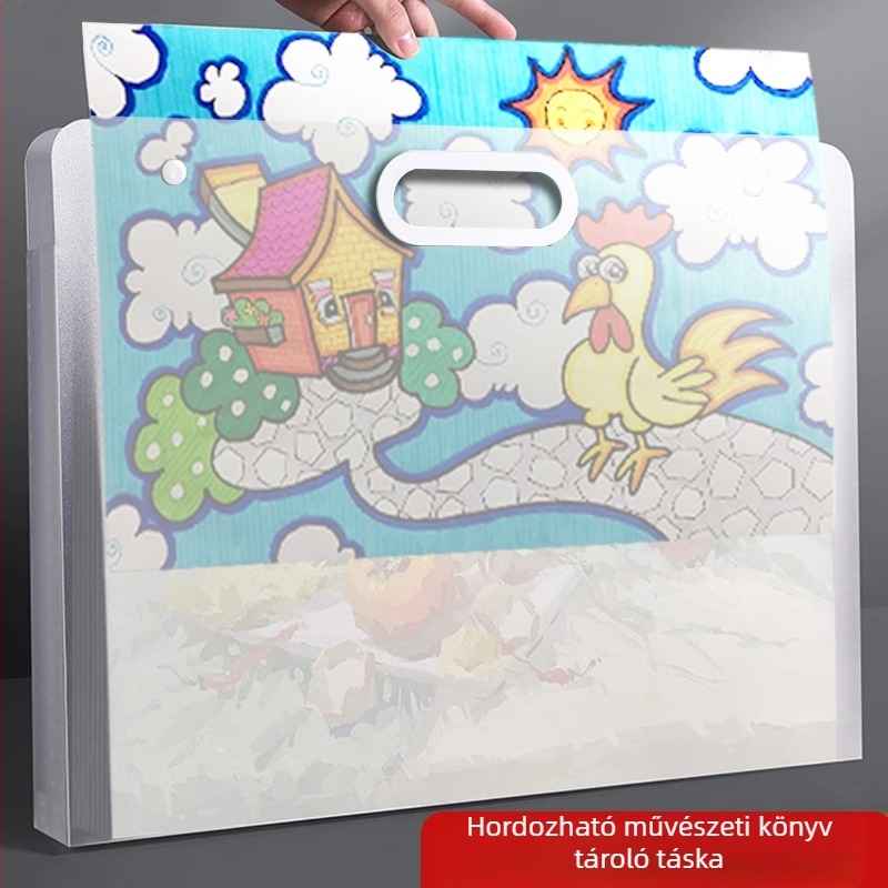 Rajz doboz, PP anyag, 1 oldal, szabványos vastagság